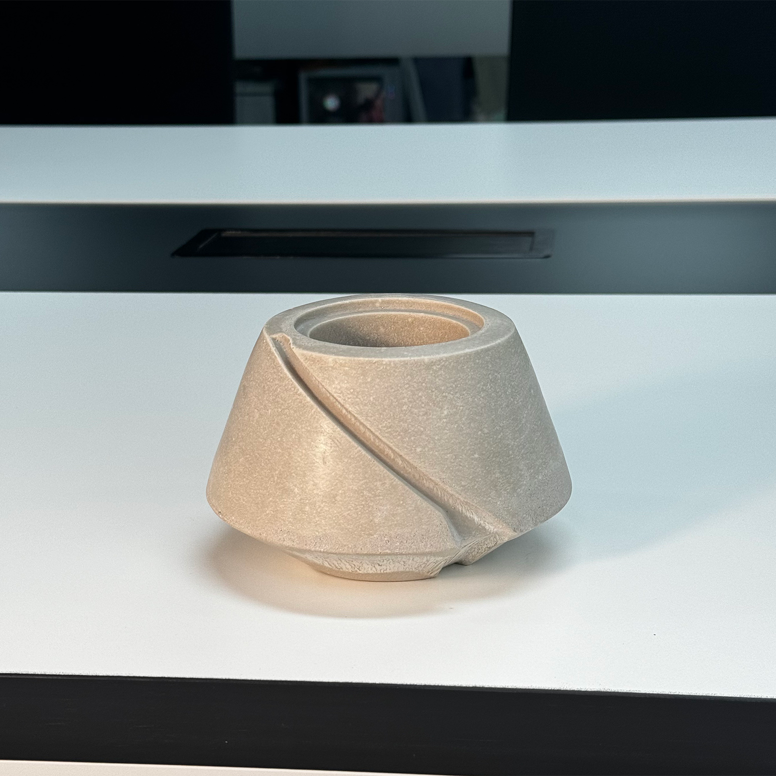 Concrete Tabletop Candle Holder