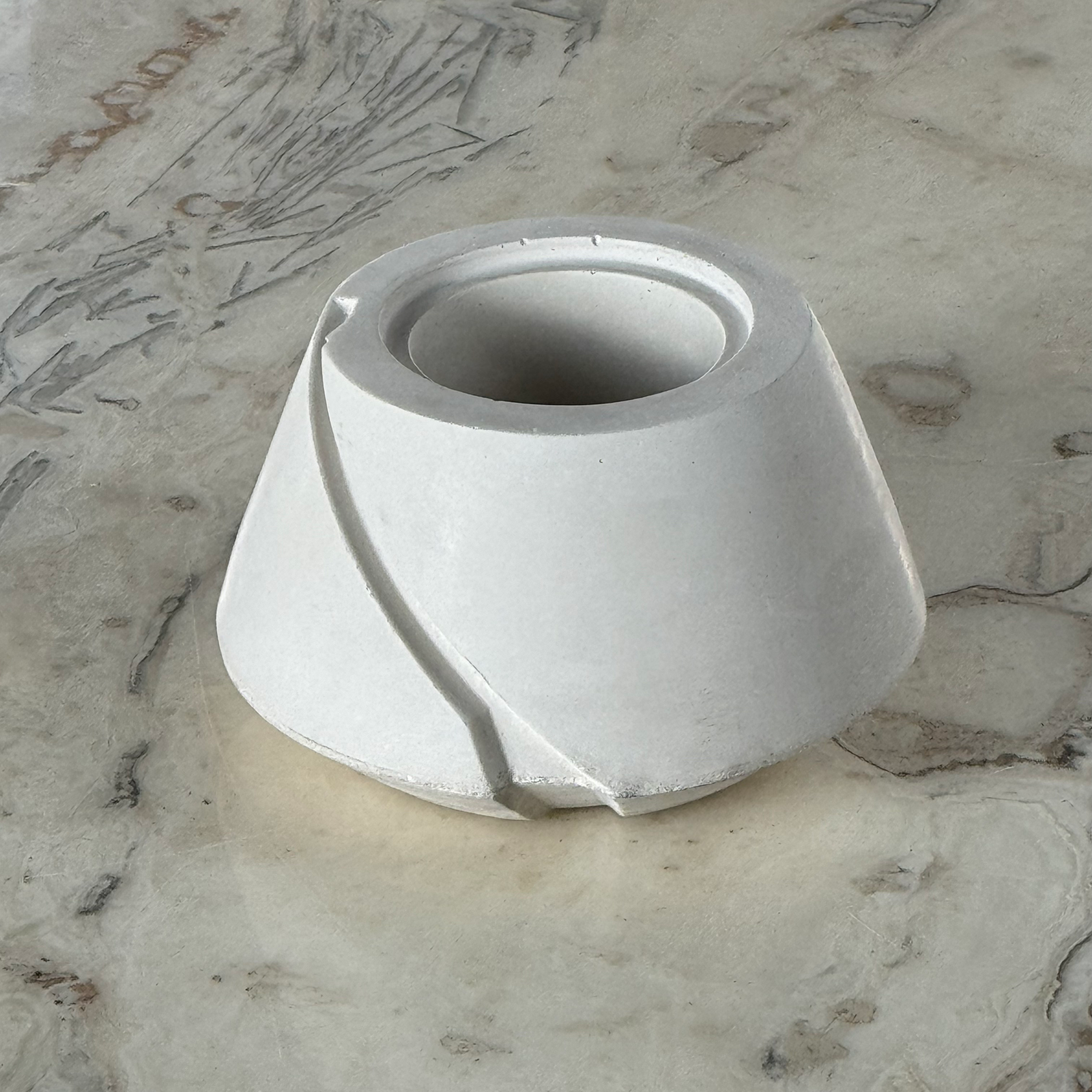 Concrete Tabletop Candle Holder