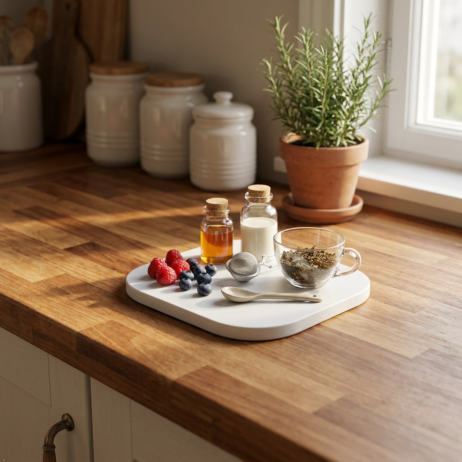 Square Concrete Decorative Tray