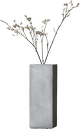 Gray Concrete Vase | Tall Modern Floor Vase for Living Room Decor | Frame