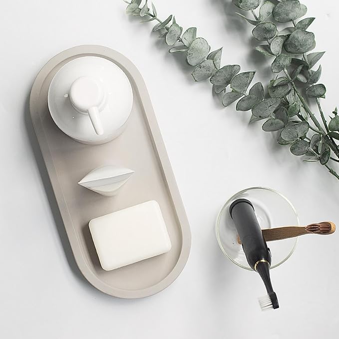 Minimalist Stone Kitchen Sink Sponge Holder