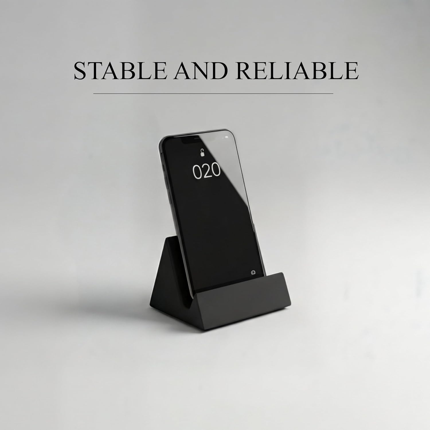 Concrete Phone Stand, Desktop Phone Stand | Multifunctional Stand for iPad/iPhone 17/16/15/14/13/12 | Frame