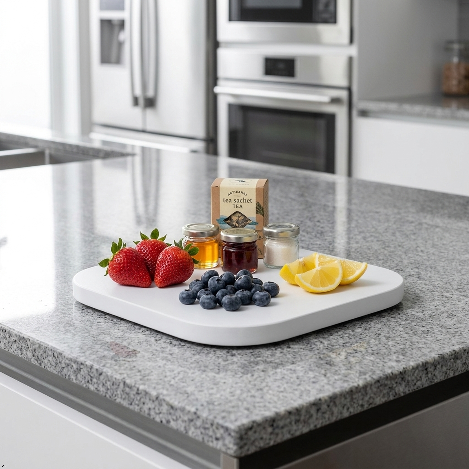 Square Concrete Decorative Tray
