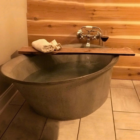 Concrete Bubble Bathtub