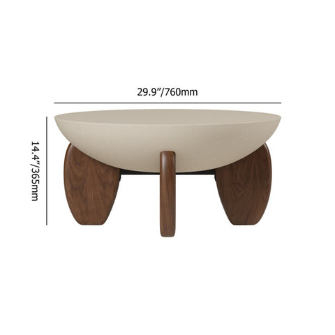 Lovely And Cozy Concrete Round Table