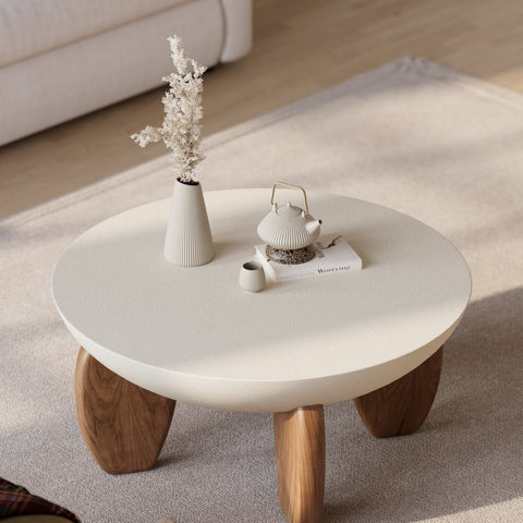 Lovely And Cozy Concrete Round Table
