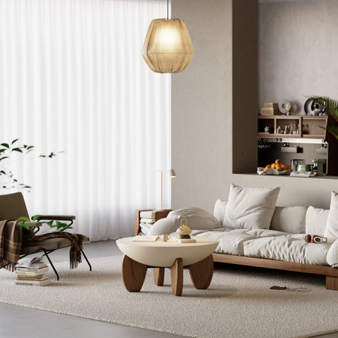 Lovely And Cozy Concrete Round Table