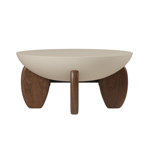 Lovely And Cozy Concrete Round Table