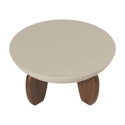 Lovely And Cozy Concrete Round Table