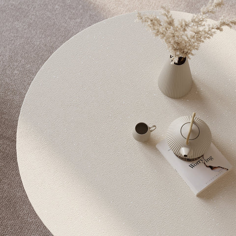 Lovely And Cozy Concrete Round Table