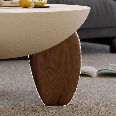 Lovely And Cozy Concrete Round Table