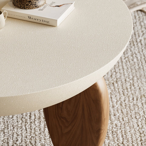 Lovely And Cozy Concrete Round Table