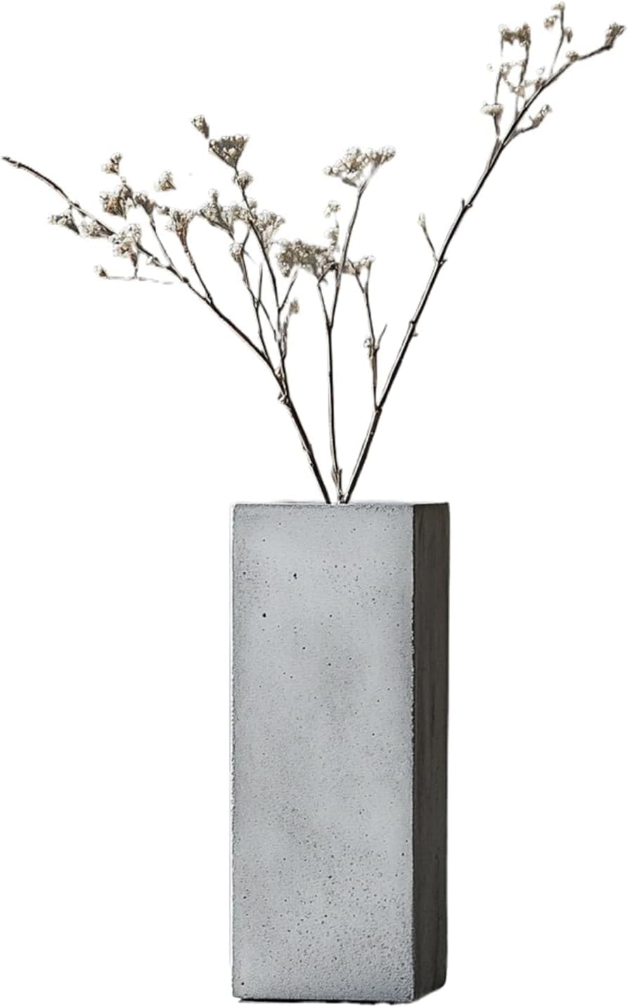 Gray Concrete Vase