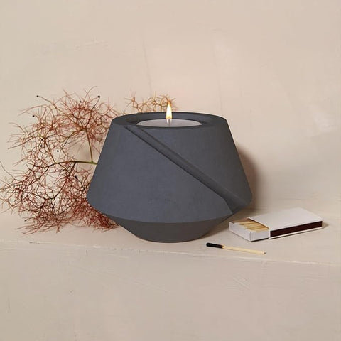 Concrete Tabletop Candle Holder