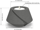 Concrete Tabletop Candle Holder