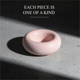 Pink Concrete Decorative Bowl