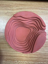 Contour Gradient Round-Traye