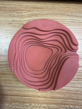 Contour Gradient Round-Traye