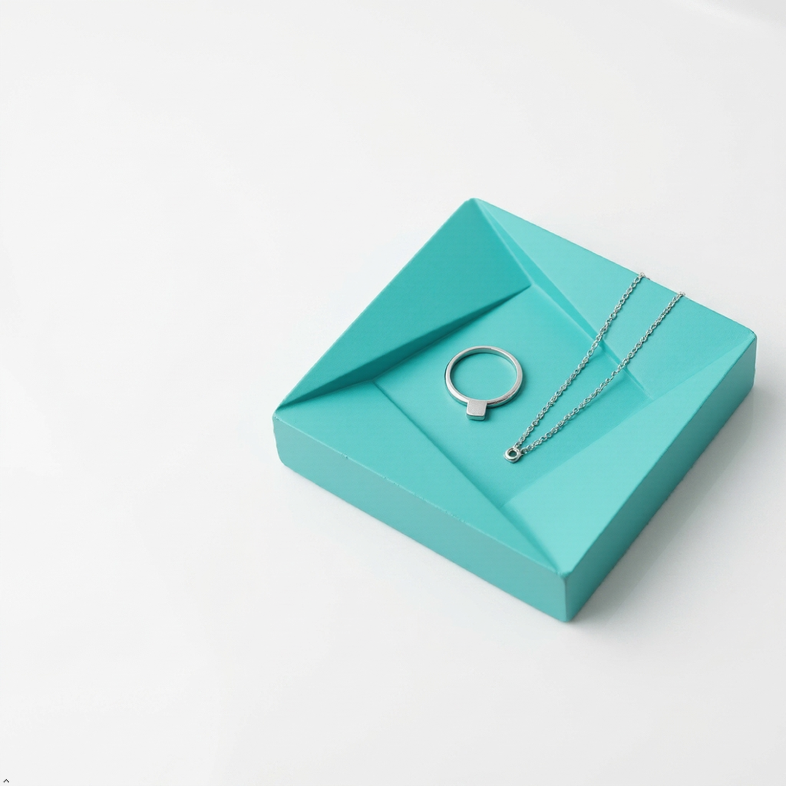 Square Tangram Style Tray
