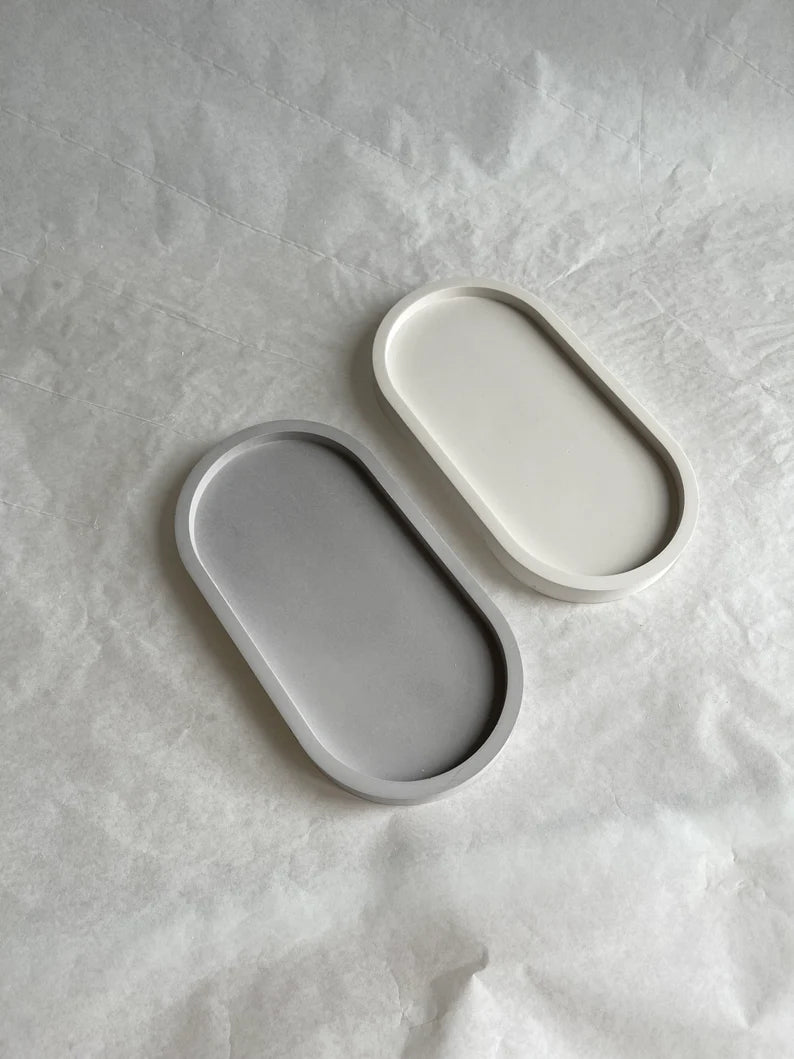 Contour Gradient Round-Traye