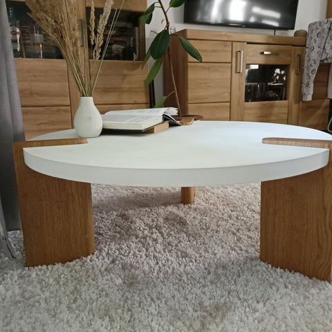 White Elegant Round Table