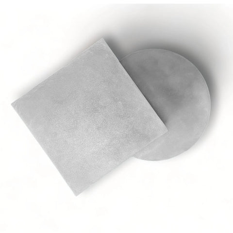 Personalized Square And Round Mosaic Concrete Coffee Table