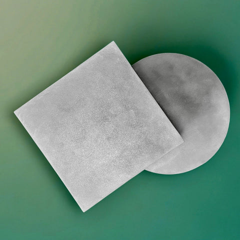 Personalized Square And Round Mosaic Concrete Coffee Table